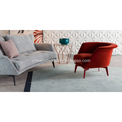 Bonaldo Lovy Fabric Armchair Low Version